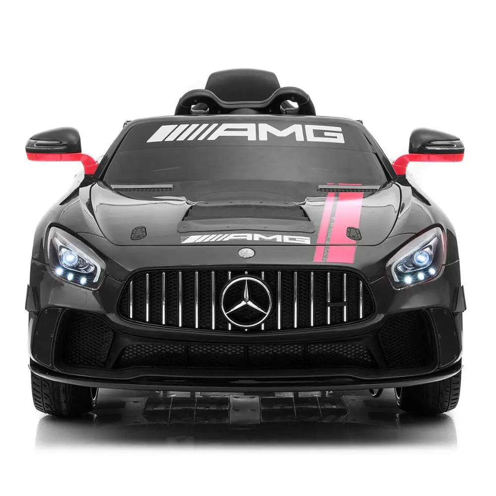 Licensed Mercedes-Benz AMG GT4 Electric Ride On Car with Remote Control for Kids, 12V Power Battery Official Licensed Kids Car