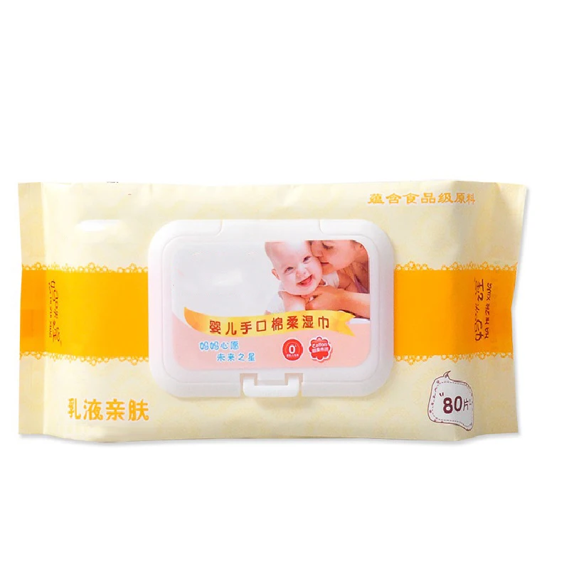 
10 pcs natural cleaning baby skin wipes free alcohol wholesale 