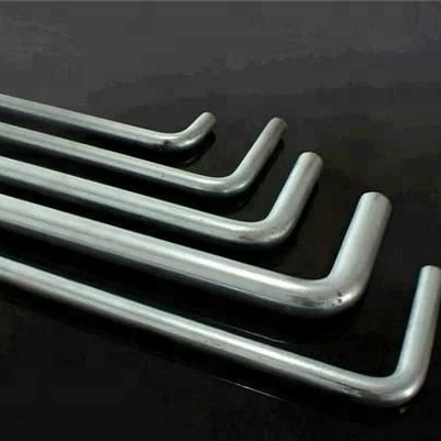 M20 M24 Carbon Steel HDG L Type Anchor Bolt