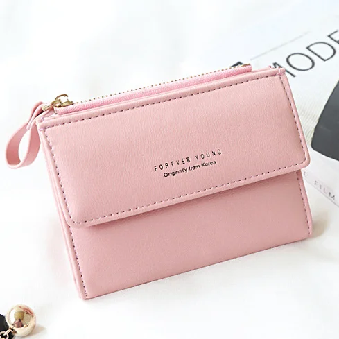 Women Glossy leather hide Branded Handmade RFID Leather Wallet