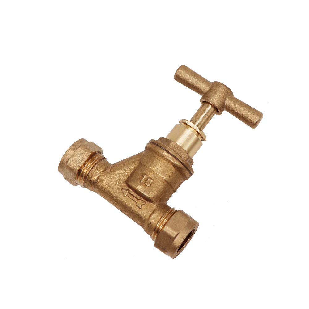 Metal handle brass water ball stop cock valves