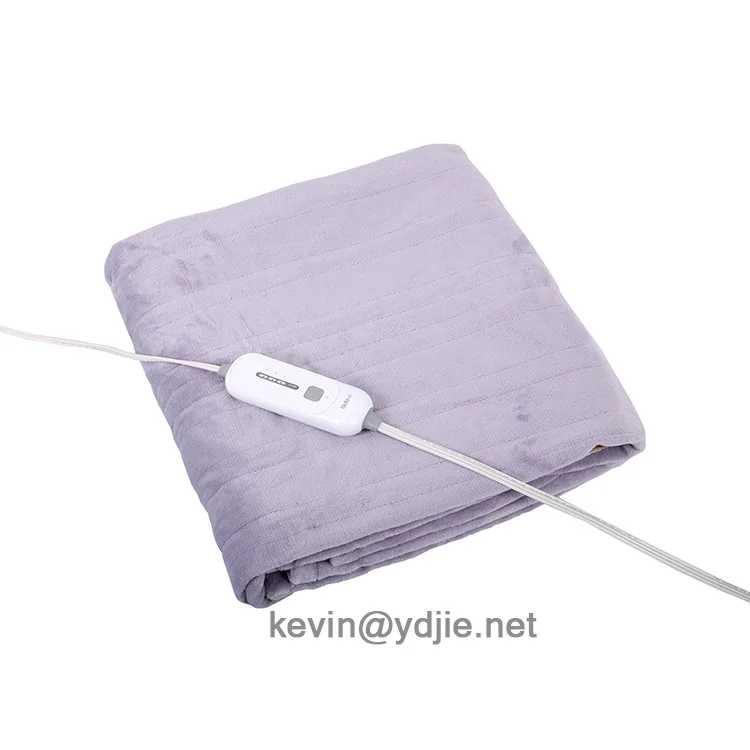 Профессиональный хорошая цена Съемный разъем queen установлены коралловый флис один управление Электрический одеяло