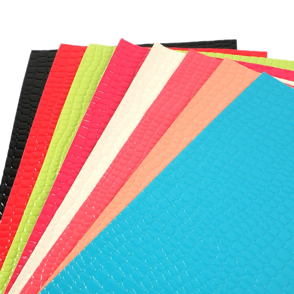 8 шт., набор из искусственной кожи с тиснением под змеиную текстуру, 80513