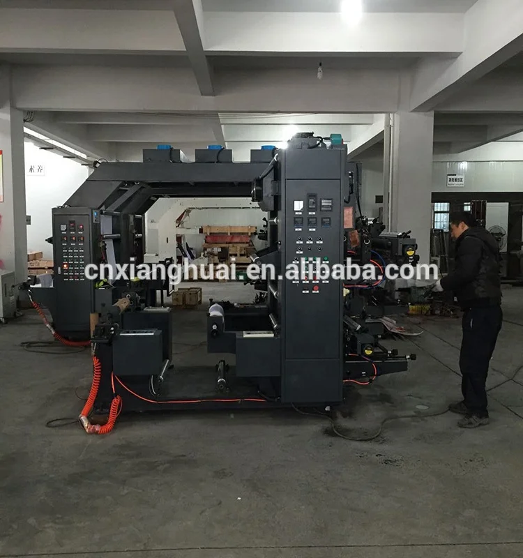Letterpress Type Printer Plastic Film Flexo Printing Machine  Paper Bag Flexographic Printing Press