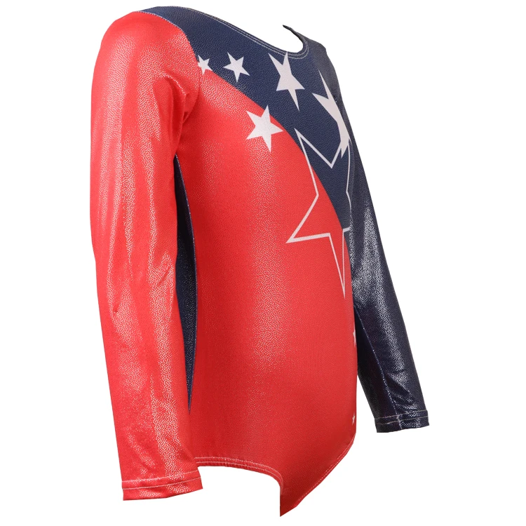 
Factory In-stock Wholesale Cheap Girls long sleeves children gymnastics leotards for sale 