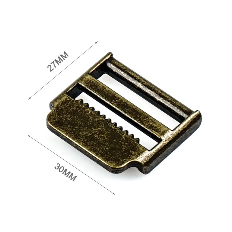 Wholesale Custom Bag Adjustable 1 Inch Metal Tri-Glide Ladder Lock Buckle for Backpack