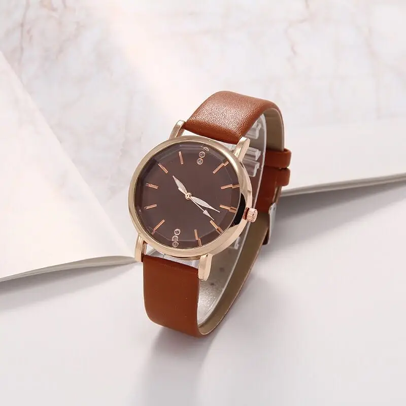 Demonstrate young ladies students teachers quartz watch.