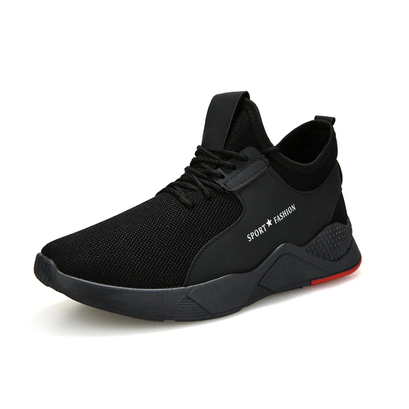 
Fashion Light Leisure Mens Black Sports Shoes 