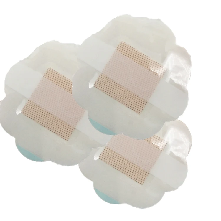 Cute flower shape Transparent Disposable Swimming Protect Infant Navel Plaster Dressing