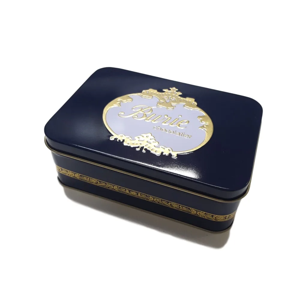 China Manufacturer Plug Lid Aluminum Rectangular Cookie Jar