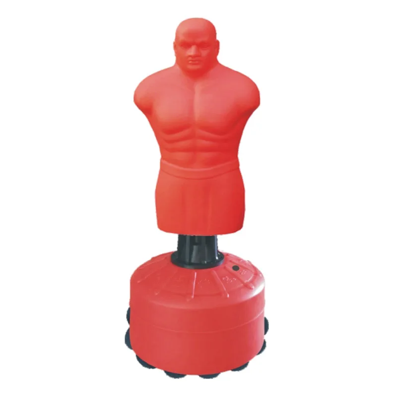 
Adjustable Rubber boxing punching man body Taekwondo Sand filled base punching bag 
