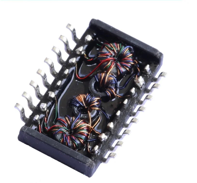 SMD 10/100 базовый трансформатор питания/цепи Lan