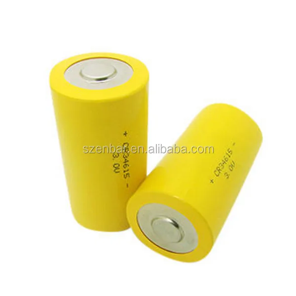 Enbar 3.0v D cell Lithium Battery CR34615 Lithium Mangmanese Dioxide Battery