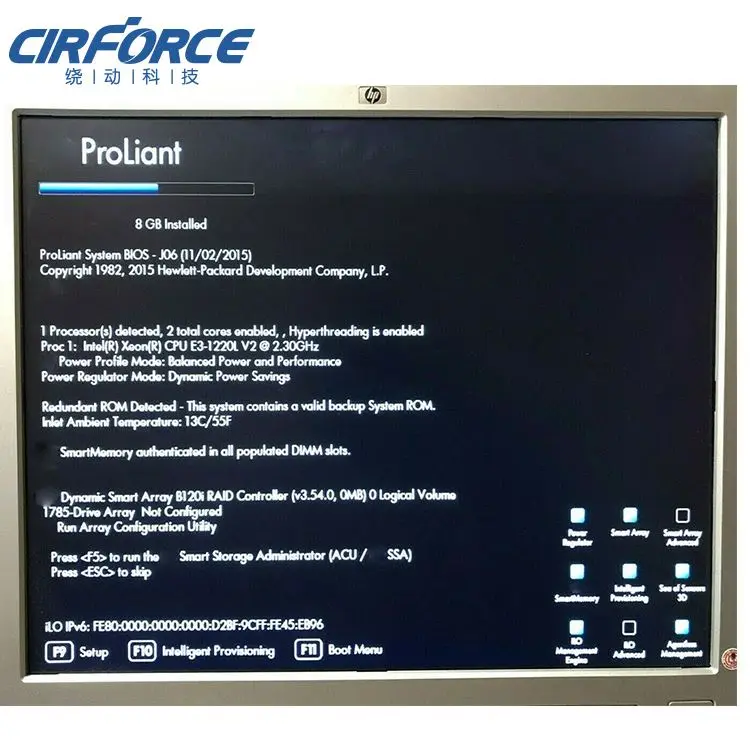 Микросервер hpe proliant gen8 для