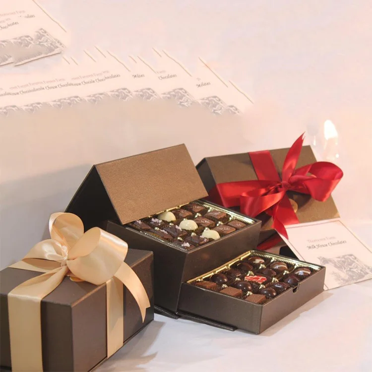fancy paper packaging dubai chocolate gift box