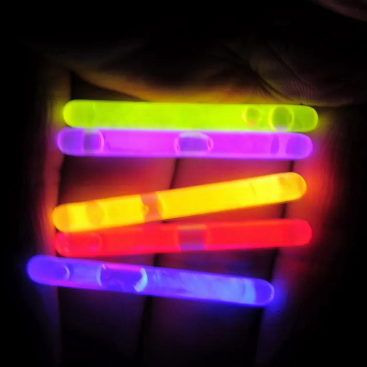 4.5*39mm mini glow stick fishing float powder light stick for fishing 1.5 inch glow stick