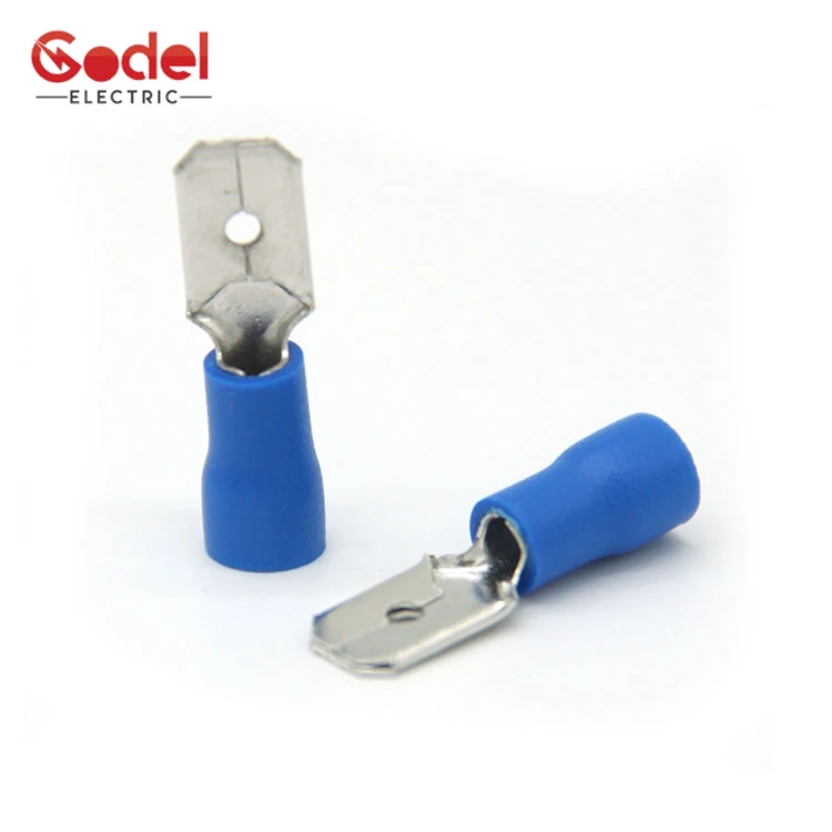 Латунь Луженая ПВХ изоляционные холодной пресс терминал Мужской Лопата