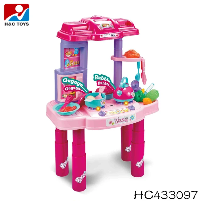 
Parent-child interaction cooking table game big kitchen set toy for kids HC436275 
