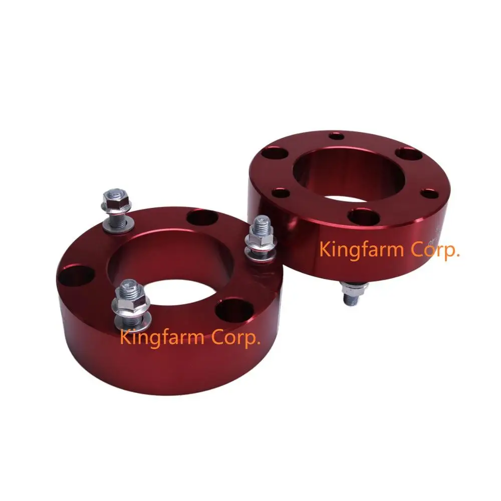 
coil strut spacer Heavy Duty Coil Strut Aluminum Spacer off-road Spacer 60mm Lift Suspension Pair for Toyota Prado 120 150 Serie 