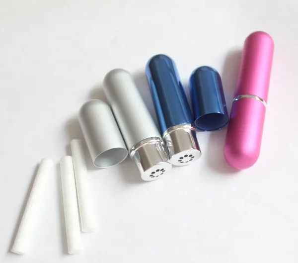 Essential Oil DIY Aromatherapy Blank Nasal Inhaler Tubes Empty Nasal Inhalers Sticks