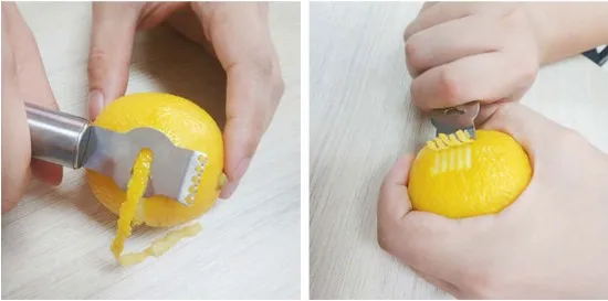 Kitchen tool stainless steel lemon zester orange citrus grater