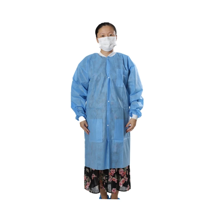 
Disposable Lab Coat For Medical Hospital Uniforms Doctor Gown Jackets 