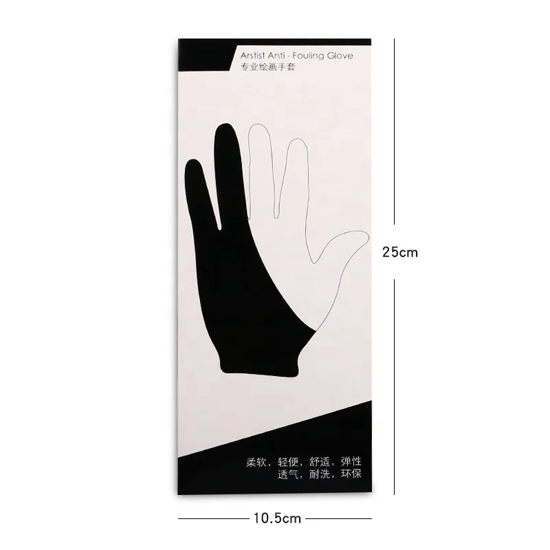 Low price cheap one color painting custom gloves golf glove packaging bags box
