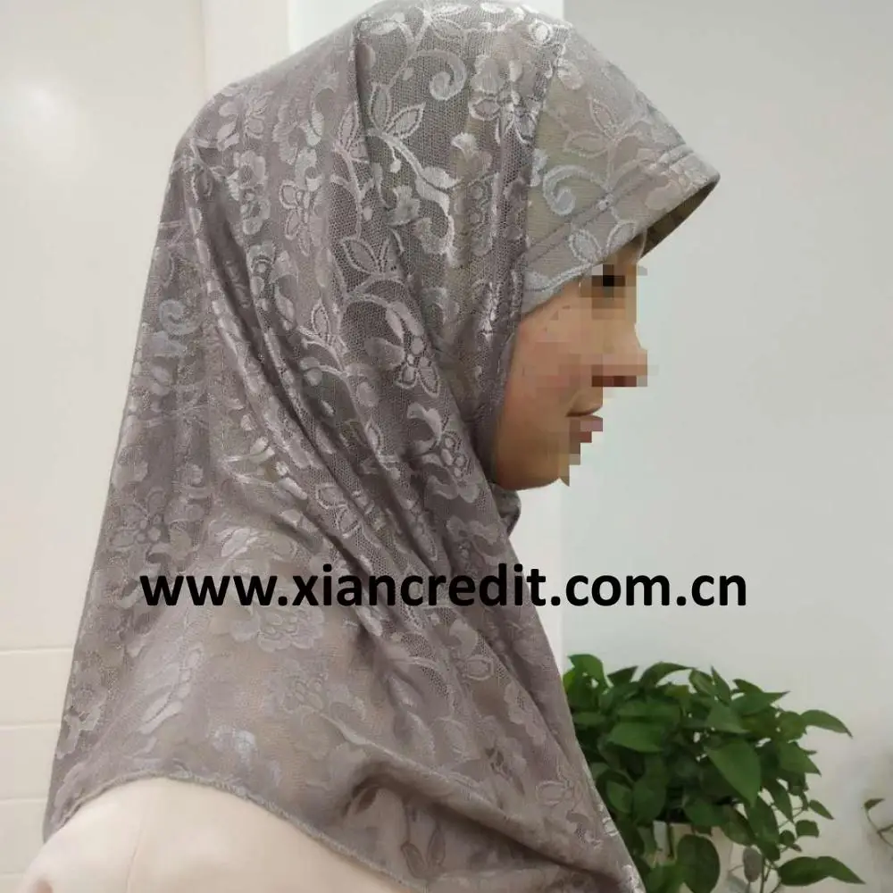
Muslim soft lace hijab 