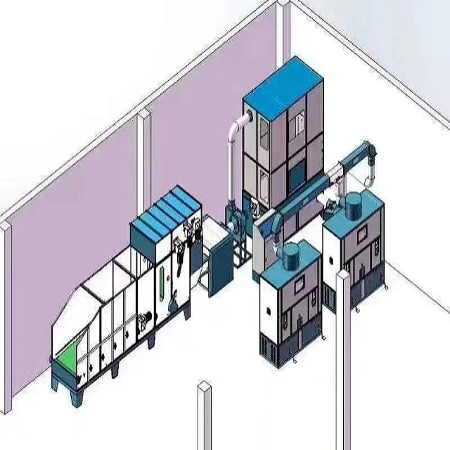 China producing automatic nonwoven chemical fibre bale breaker machine