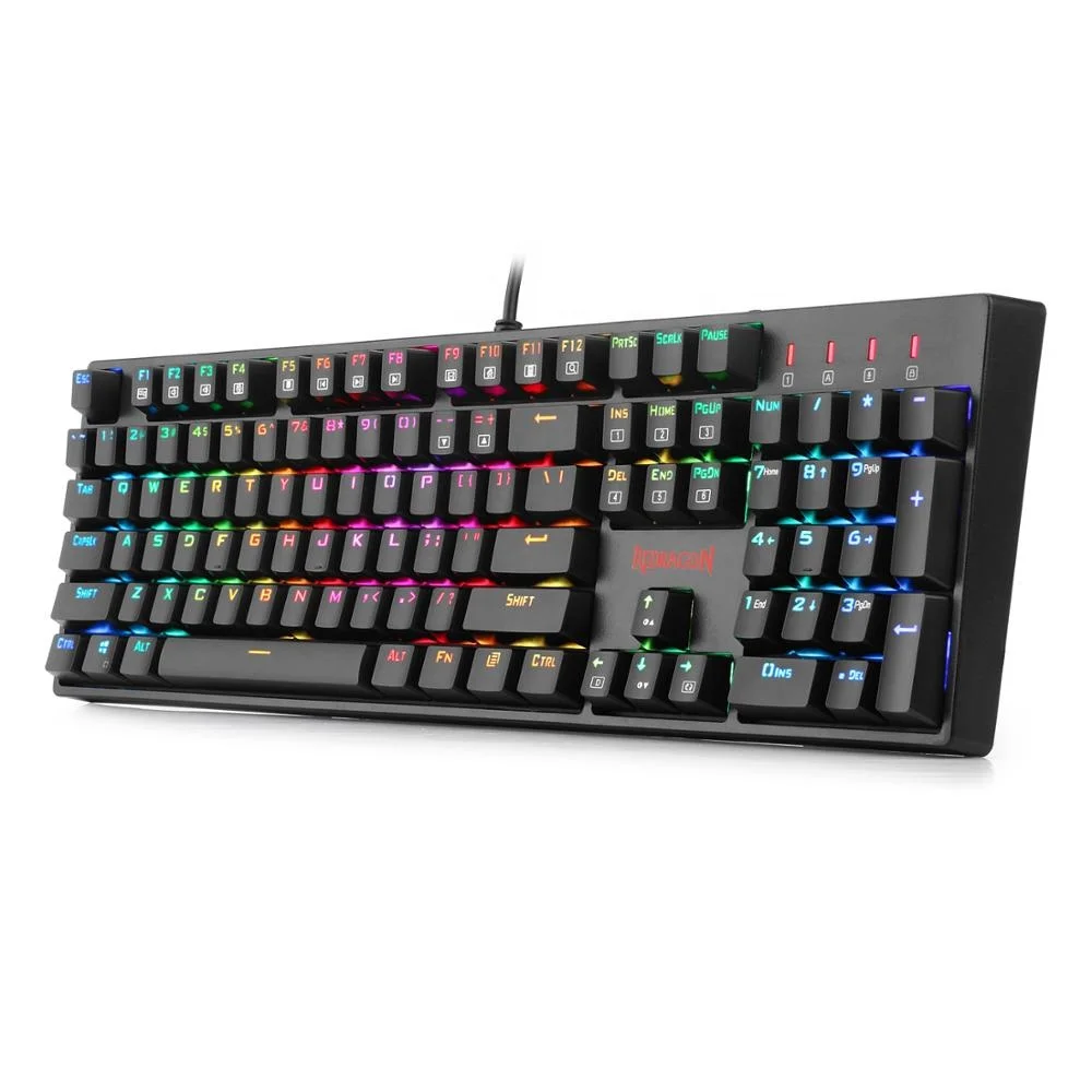 Redragon K582 SURARA RGB LED Backlit 104 Key Mechanical Gaming Keyboard
