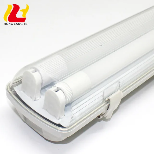 7000K G13 40W 1.2M 1.5M 5Ft 1500mm T8 Lampholder 2 Tubes Waterproof IP45 Ip65 Tri proof Fixture Led Light For Parking Garage