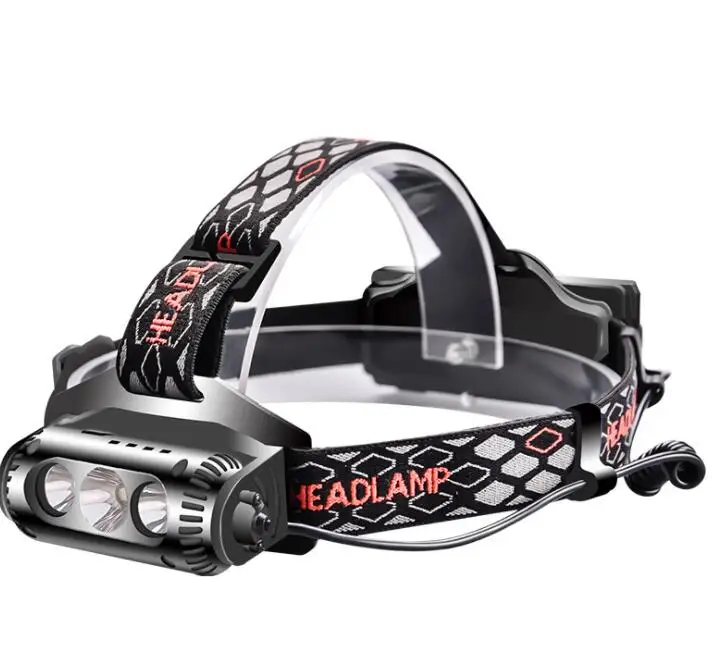 Вращающаяся на 360 градусов фара яркость 1000 люмен многофункциональная USB перезаряжаемая светодиодная фара COB с красным светом