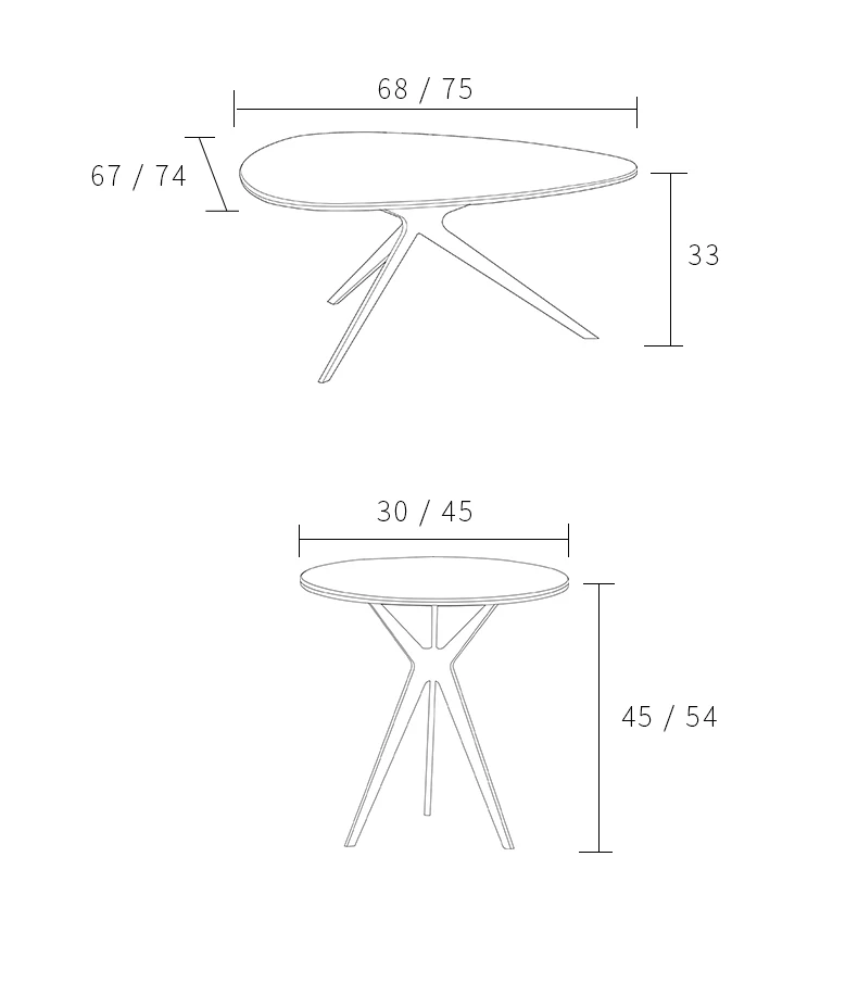black custom metal marble coffee table base