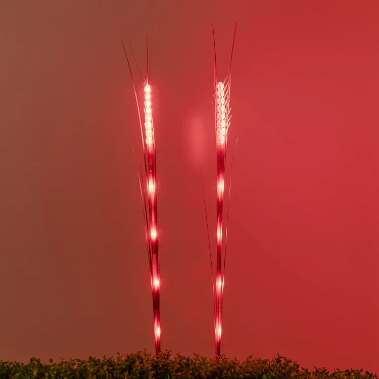 Christmas holiday outdoor waterproof led artificial wheatear lamp for plaza garden decoration