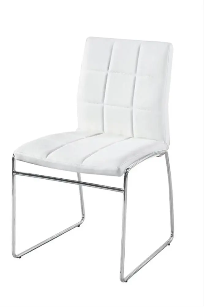 Крокодил Форма Effezeta Металл искусственная черная кожа обеденный стул