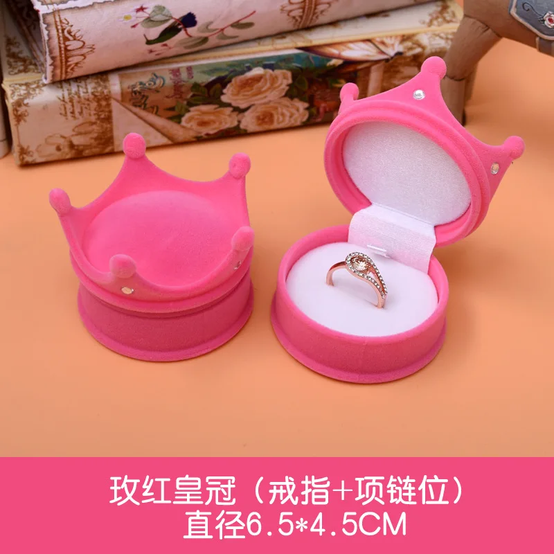 2023 crown  jewelry gift  velvet  box packaging
