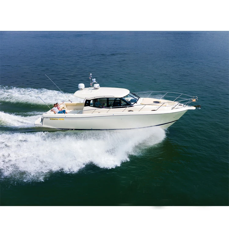 OCEANIA 45WA Luxury Sport fishing boat fiberglass  cabin yacht with outboard or  inboard version support for custom