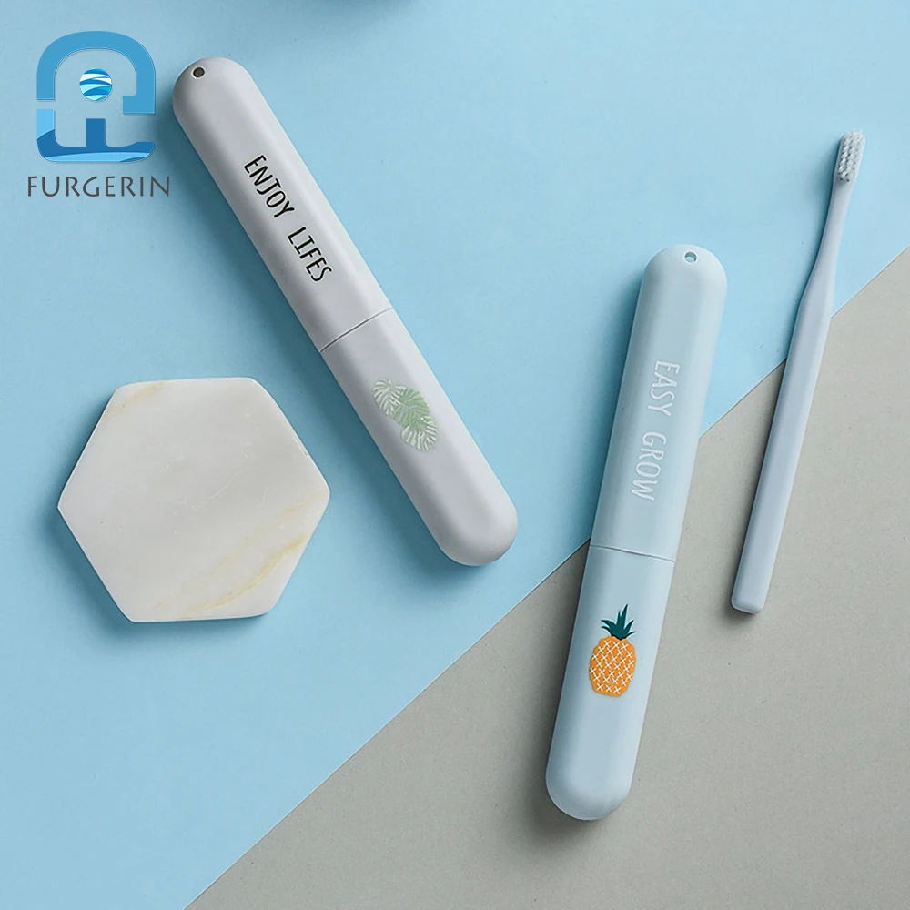 Toothbrush Case Portable Travel Toothbrushes Boxes Plastic Storage Box Organizer Plastic Container Box For Toothbrush