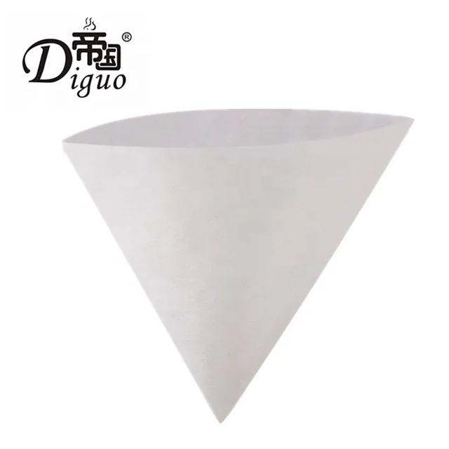  Diguo V60 белая цветная фильтровальная бумага для кофе натуральная V01
