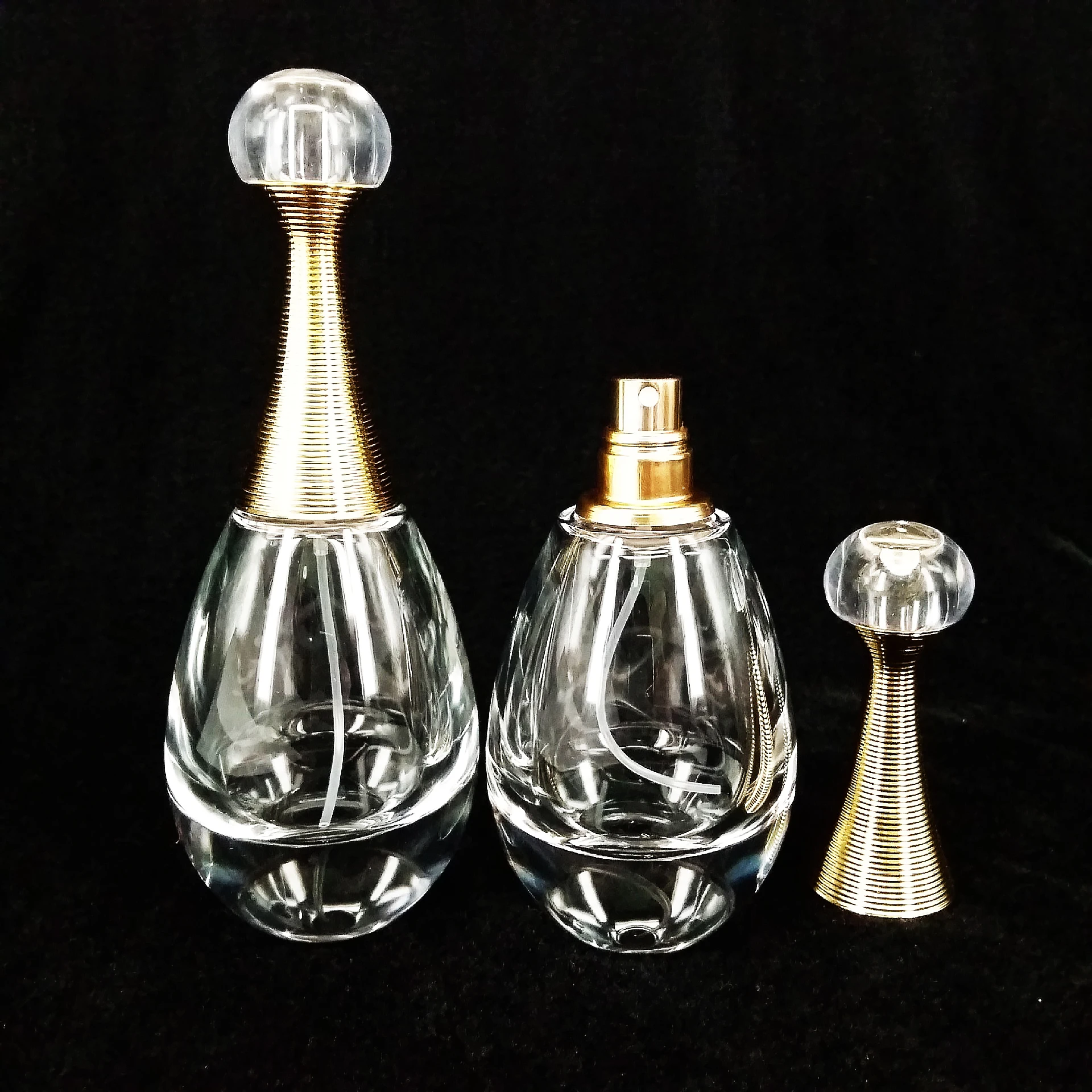 
Custom wedding favors exotic 50 ml glass perfume bottle 