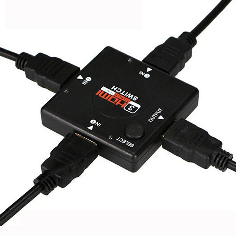 Mini 3 порта HDMI Автомобильный делитель адаптер 4К * 2К 1080 P Switcher HDMI коммутатор 3 в 1 для XBOX PS3 PS4 STB проектор