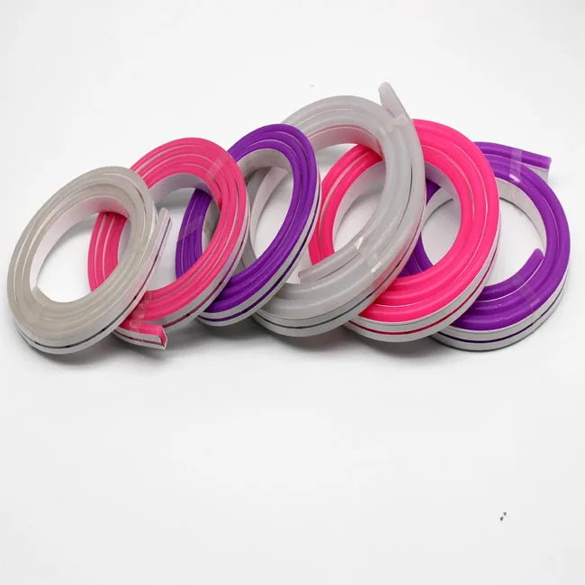 led custom lamp strip rope rgb part luz 12v silicone mini neon flex