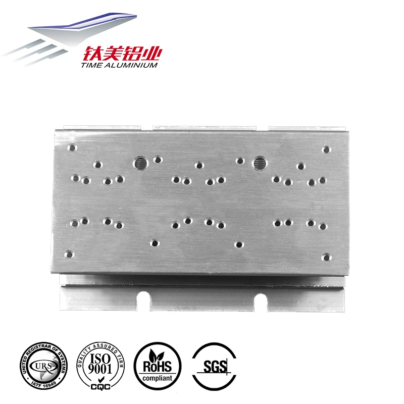 
OEM brush anodized amplifier control aluminum front panel with precision cnc machining 