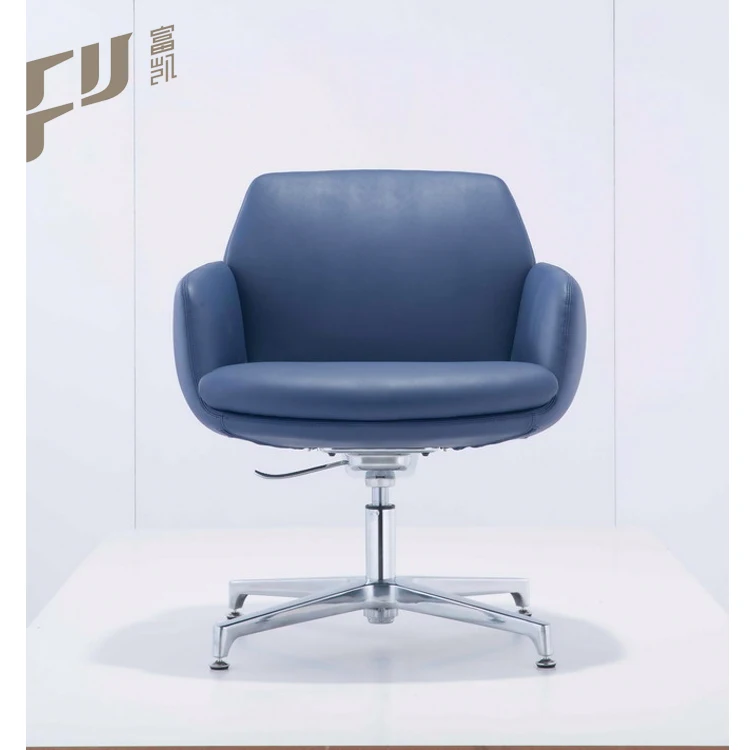 
swivel hotel leisure office leather chair for use project 