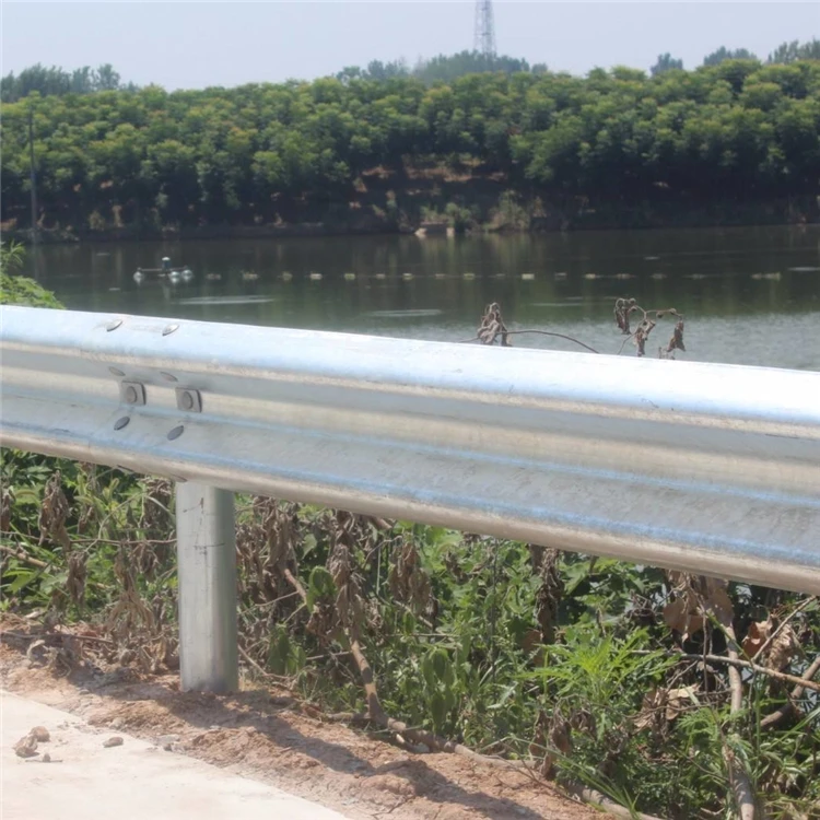 Long service time anti-crash roadside safety highway galvanized w-beam crash barrier for sale