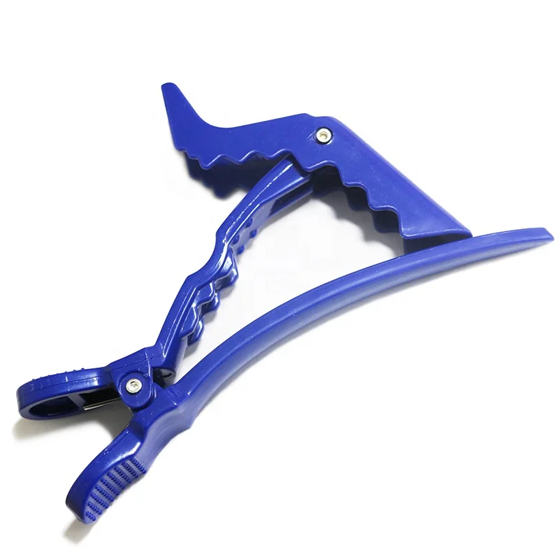 Wholesale China factory supply colorful custom glossy alligator hair clip crocodile clips cheap price