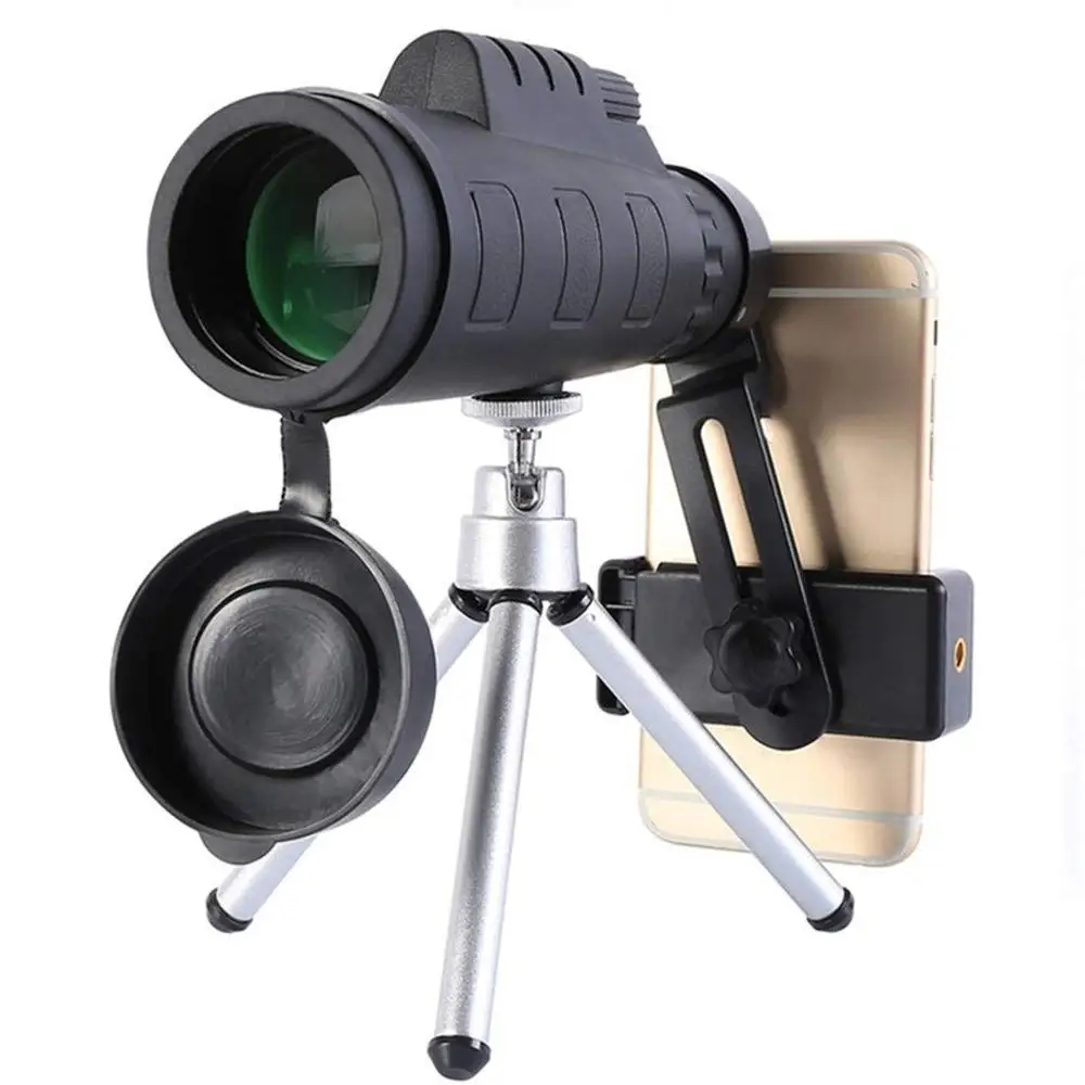 Mobile Phone Monocular Telescope 40x60 Hunting Telescope Optical Zoom Telescope for Tactical Monocular Device