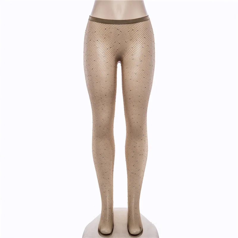 Oem Sexy Transparent Lingerie Black Stocking  Girl Plus Size Glitter Fishnet Pantyhose