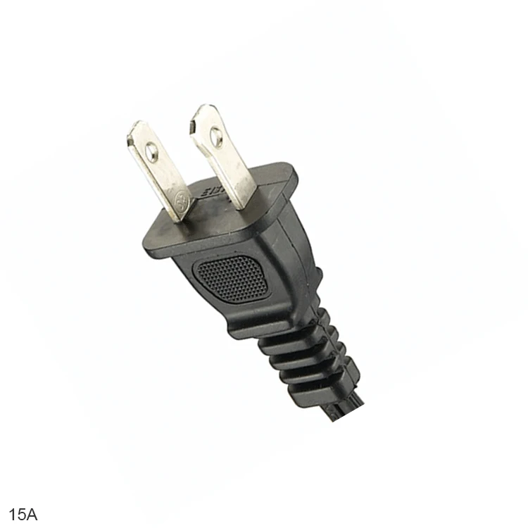 15A 125 в США Америка стандартный 2 булавки AC удлинитель плоский Электрический провода линии NEMA UL мощность шнур Plug