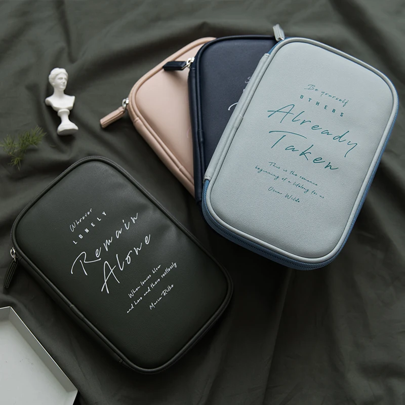 
pencil bag student stationery large capacity pen case gel organizer 